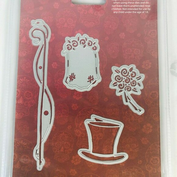 Sheena Douglass Perfect Partners Metal Die Set Day of The Dead Union of Souls - Picture 6 of 12